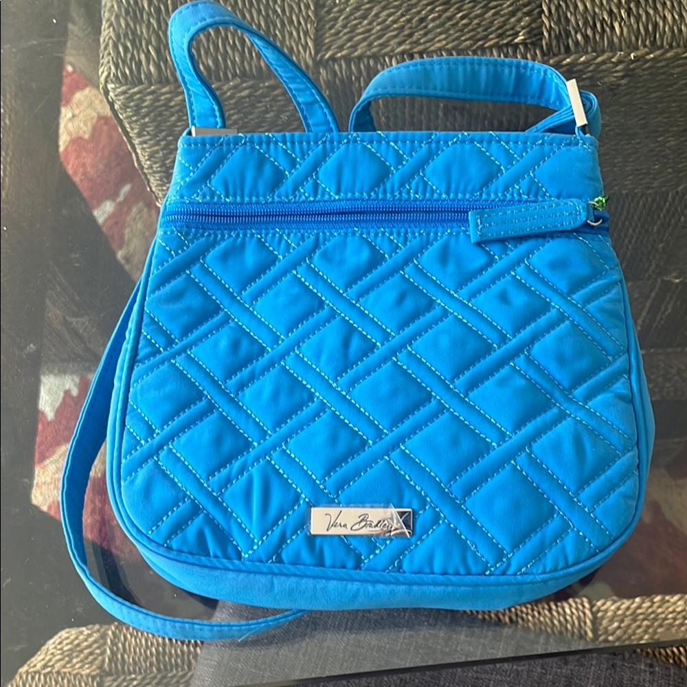Vera Bradley Blue Quilted Crossbody Bag